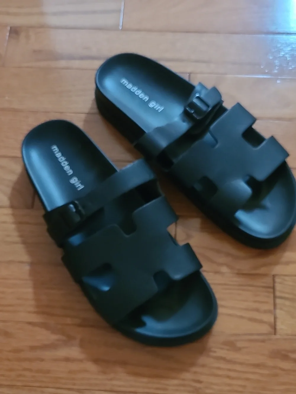 Madden Girl Black Sandals
